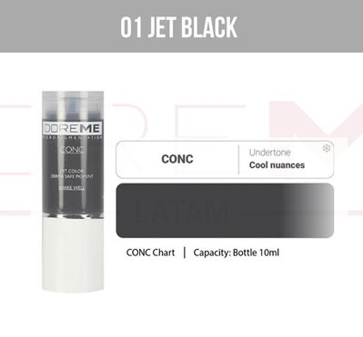 Pigment Doreme 01 Jet Black 15ml