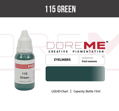 Doreme pigment liquid 115 Green 15 ml 