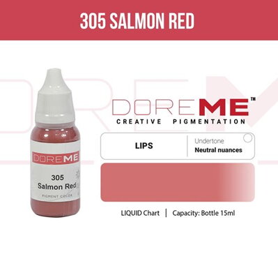 Doreme liquid Lip  305 Salmon Red 15 ml 