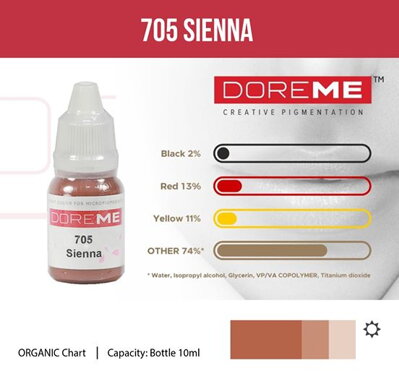 Doreme Organic Lip 705 Sienna 10 ml 