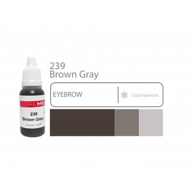 Doreme pigment liquid 239 Brown Grey 15 ml 