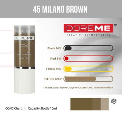 Pigment Doreme 45 Milano Brown 15ml