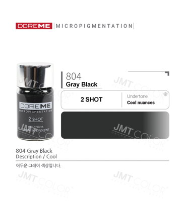 Doreme pigment Shot 804 Gray Black 15 ml 
