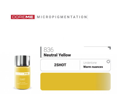 Doreme pigment Shot 836 Neutral Yellow 15 ml 