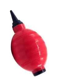 Silicon Air Blower - vzduchová pumpička silikónová červená