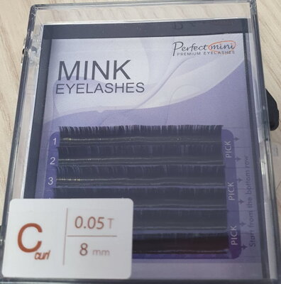 Perfectmini MINK EyeLashes 0,05 C - 8mm