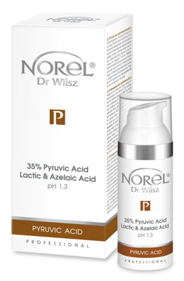 PP 083 Norel Professional Pyruvic Acid 35% Pyruvic Acid Lactic & Azelaic Acid 50ml