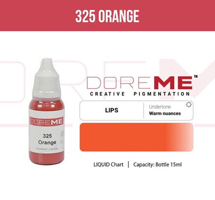 Doreme liquid Lip  325 Orange 15 ml 