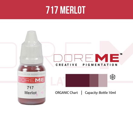 Doreme Organic Lip 717 Merlot 10 ml 