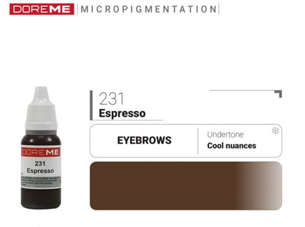 Doreme pigment liquid 231 Espresso 15 ml 