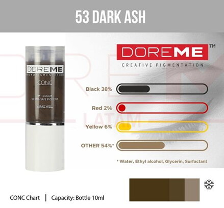 Pigment Doreme 53 Dark ASH 15ml