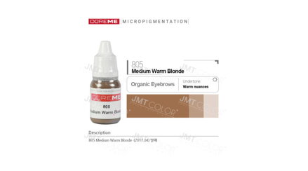 Doreme Organic eyebrow 805 Medium Warm Blonde 10 ml 