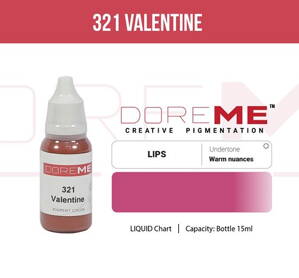 Doreme liquid Lip  321 Valentine 15 ml 
