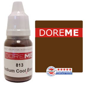 Doreme Organic eyebrow 813 Medium Cool Brown 10 ml 