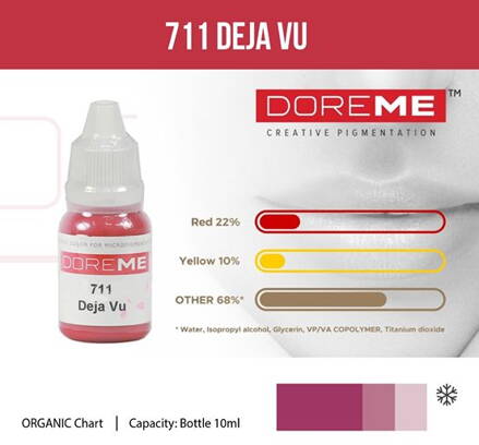 Doreme Organic Lip 711  Deja Vu 10 ml 