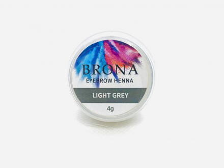 BRONA HENNA Light gray 4 g