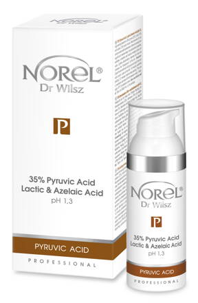 PP 083 Norel Professional Pyruvic Acid 35% Pyruvic Acid Lactic & Azelaic Acid 50ml