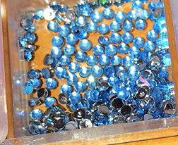 Swarovski kamienky č.10 - 20 kus - 1,5mm - svetlo modré